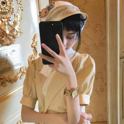 女生对着镜子用手机自拍的高清头像合集 共34张好看的镜拍女生头像