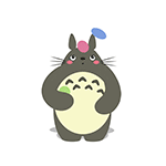 软萌龙猫在线做运动！这套QQ表情包太治愈了