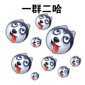 全网最全二哈表情包合集，斗图就靠它了