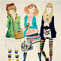 三人闺蜜共用的时尚头像！20张好看的三人合一张闺蜜头像合集