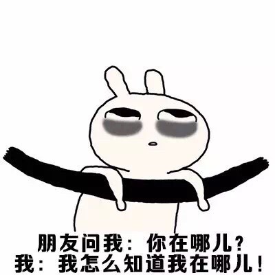 恶搞兔表情包来了！走在马路上就像看一个智障