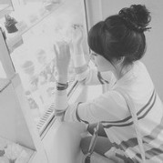 24张女生非主流黑白头像图合集