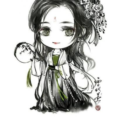 9张软萌古风Q版女生头像 治愈感拉满的古风萌系女头合集