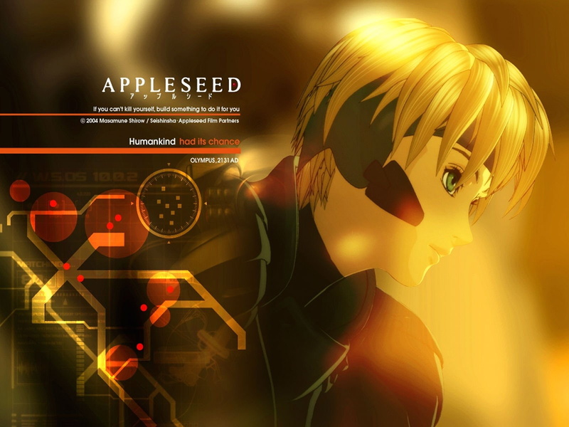 赛博朋克风战斗漫画壁纸！苹果核战记高清720P资源