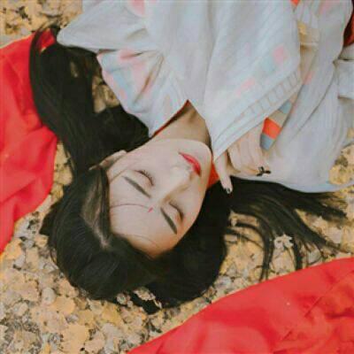 22张真人古风红衣女头像 自带唯美伤感氛围感