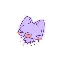 软萌紫色小团子表情包来啦