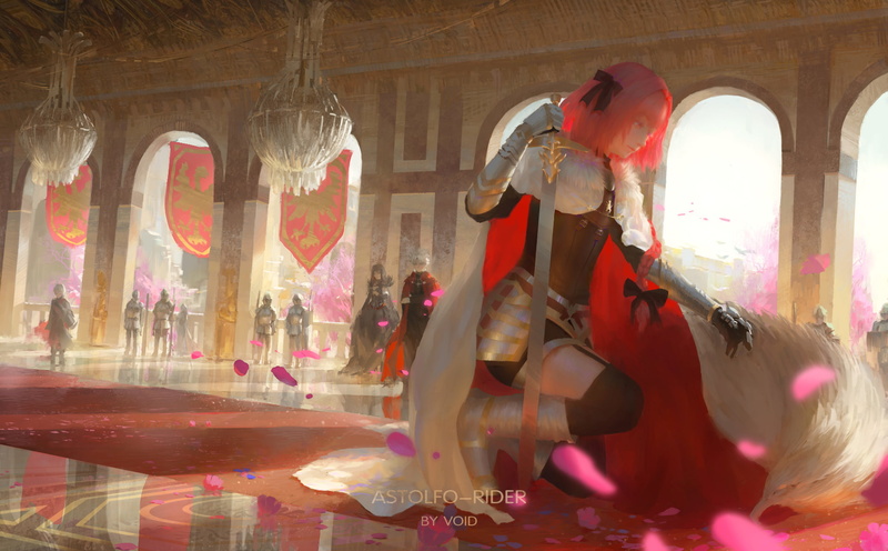 天草四郎时贞 Fate同人壁纸 粉发红发刺客都在这