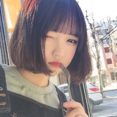 18张高清小清新短发女生头像合集