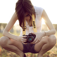 57张女生拿相机的唯美QQ头像合集