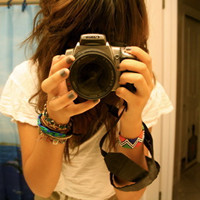 女生拿相机的小清新头像来啦，精选15张好看的图