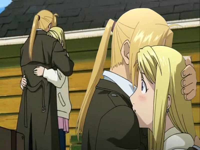 钢炼CP壁纸合集 温莉爱德华同人图 恩维父亲格利德壁纸