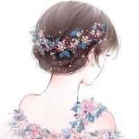 13张清新手绘女生背影头像 软萌卡通款超适合当头像