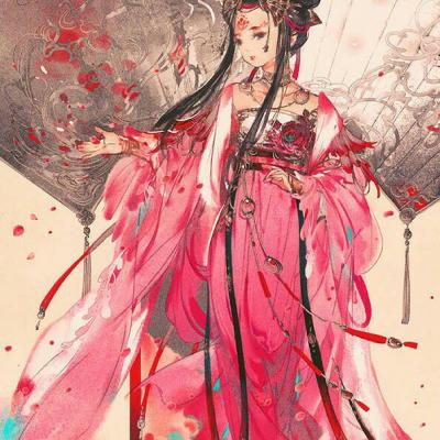 19张高清唯美古风女生动漫头像，氛围感拉满