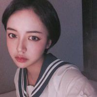 短发冷艳红唇女生头像 14张合集