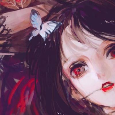 又丧又酷的动漫女生头像！16张高清质感图直接存