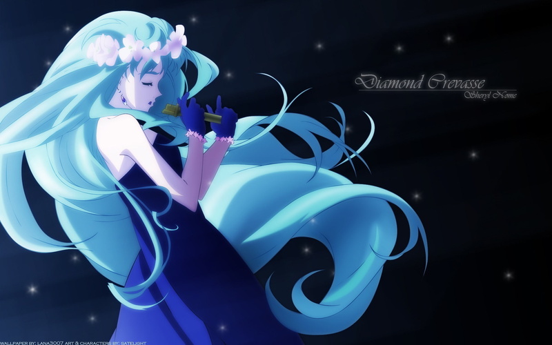 超惊艳！超时空要塞F雪露诺姆冰缝钻石主题高清壁纸