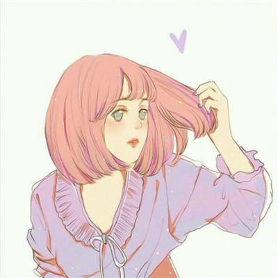 12张超好看的彩色手绘女生头像 唯美彩绘风格直接存