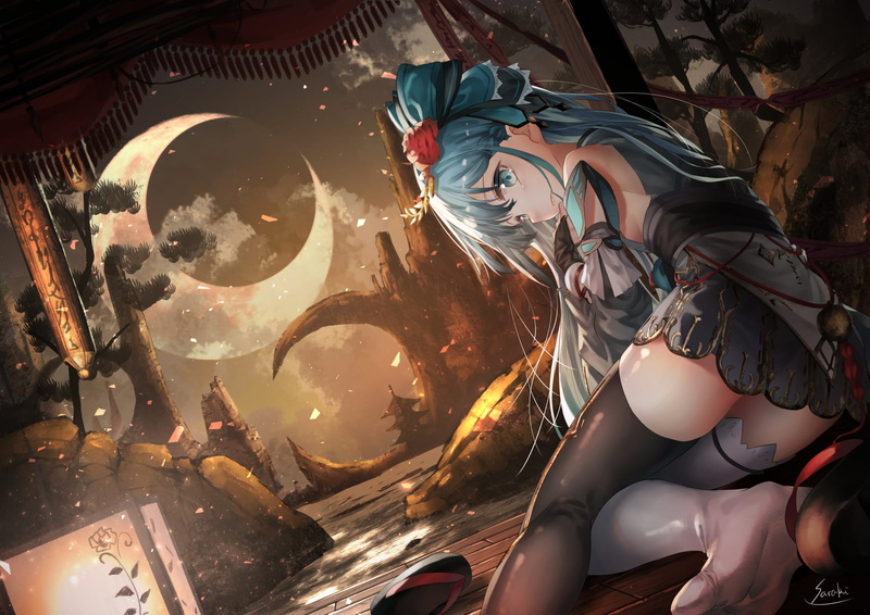 二次元游戏少女漫画风壁纸