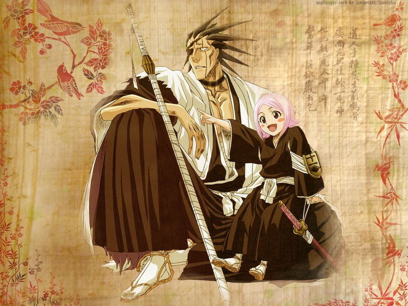 《死神》更木剑八与八千流 刀剑花卉主题高清壁纸合集