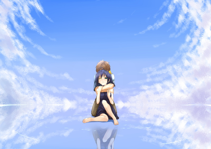 中二病也要谈恋爱壁纸！男女主角浪漫同框