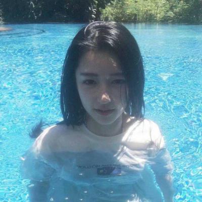 30张高清蓝色系女生唯美QQ头像合集