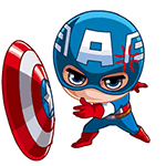 美国队长3卡通版QQ表情包来啦！