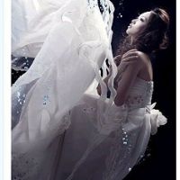氛围感拉满！23张水中穿婚纱的女生头像合集