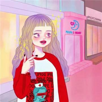 粉色系动漫清纯少女头像来啦！一共12张高清款