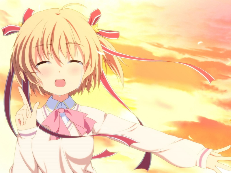 哭红眼的短发少女壁纸合集