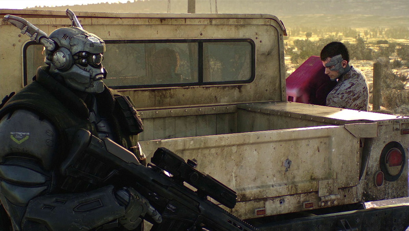 苹果核战记赛博朋克风壁纸 燃爆二次元打斗场景