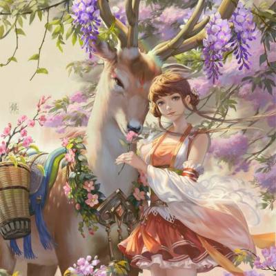 19张高清唯美古风女生动漫头像，氛围感拉满
