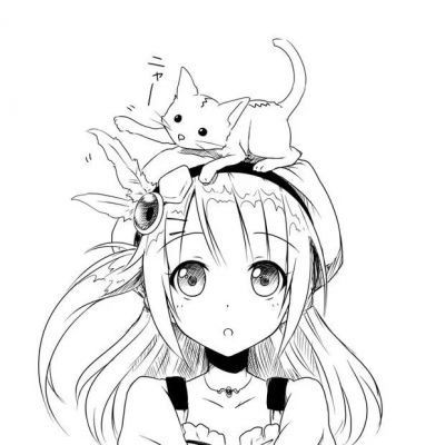 15张清新可爱的卡通少女头像合集