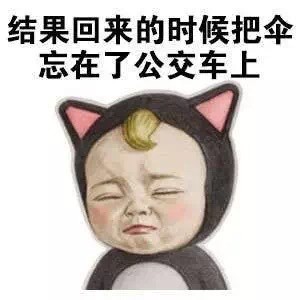 我的伞迷路了 真不怪我！Sadayuki这套表情包太真实了