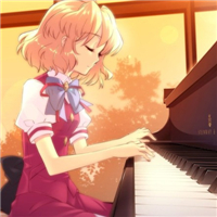 12张超绝弹钢琴动漫女生头像 氛围感拉满