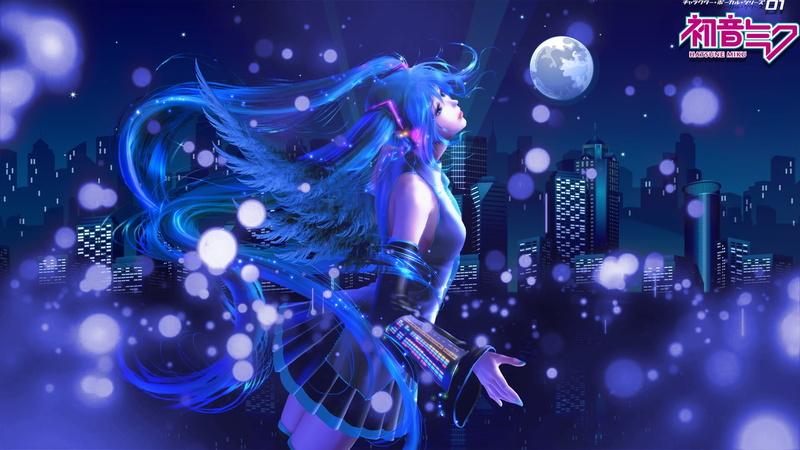霓虹灯下的电子次元少女