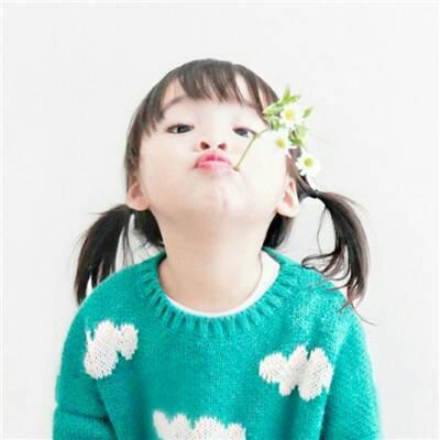 18张高清可爱女萌娃微信头像合集