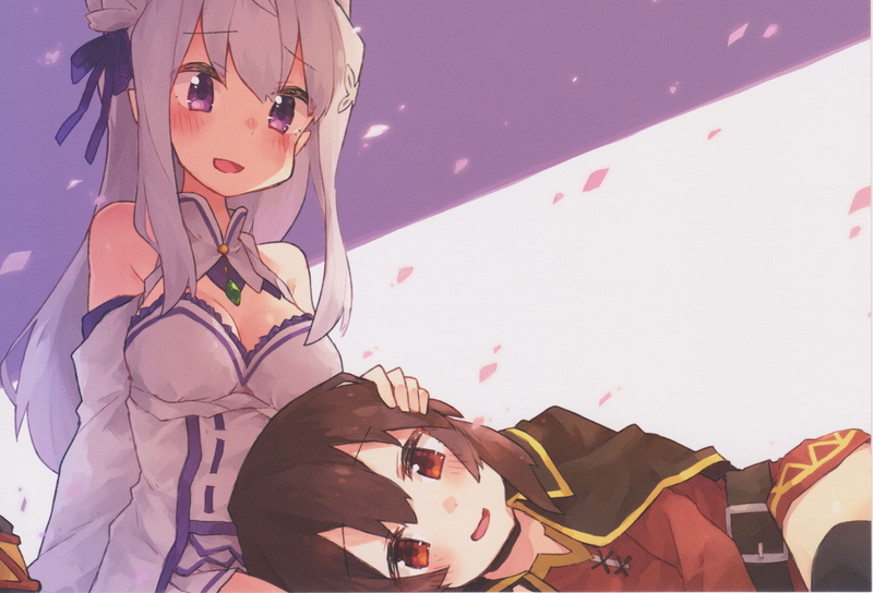 这是二次元壁纸合集！惠惠和爱蜜莉雅同框啦