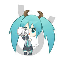12款Q版初音未来星座头像 可爱又好磕