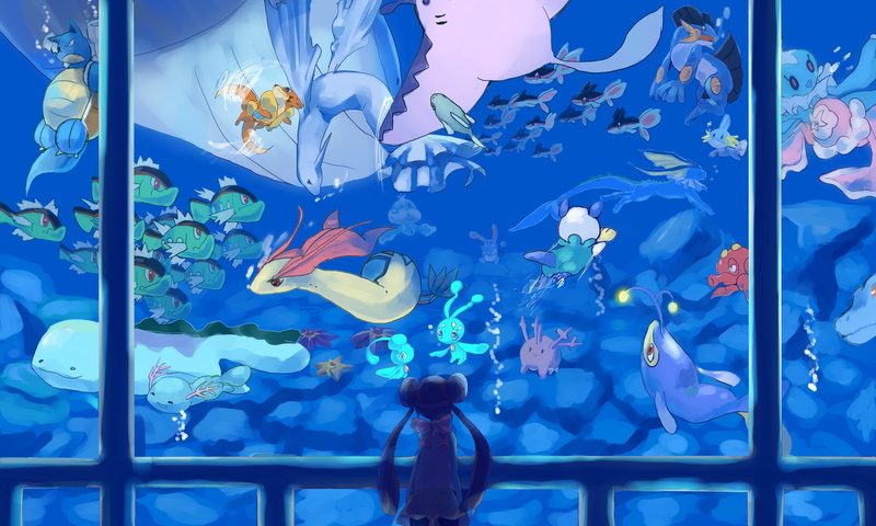 宝可梦水族馆主题高清壁纸合集