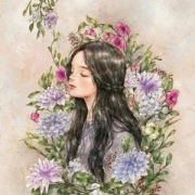 这里有一张超治愈的文艺漫画女生头像