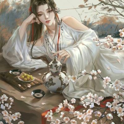 19张高清唯美古风女生动漫头像，氛围感拉满