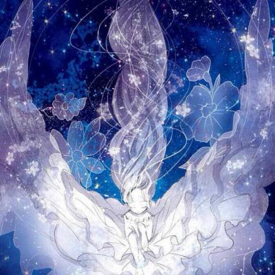 8张高清蓝色系动漫女生头像 氛围感拉满