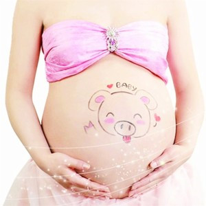 孕妇头像合集！19张高清唯美大肚子微信头像照