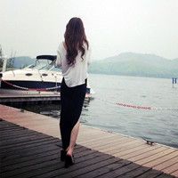 36张氛围感拉满的QQ女生全身头像 时尚又接地气的美女头像合集