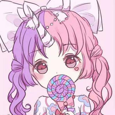 粉色控集合！18张软萌粉色系女生动漫头像分享