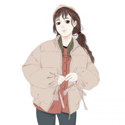 8张高清好看的冬日女生动漫头像合集