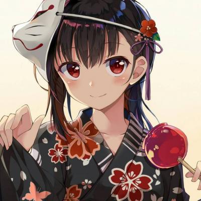 8张超绝日系和服动漫女生头像 高清质感拉满