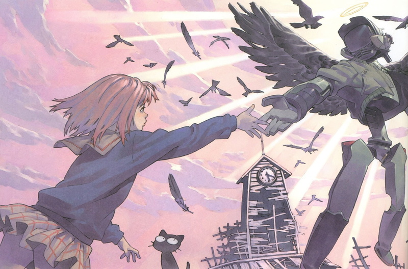 《特别的她》动画壁纸 有古田真见美和猫咪的高清图