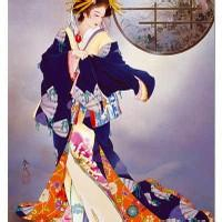 23张可爱好看的和服少女动漫头像
