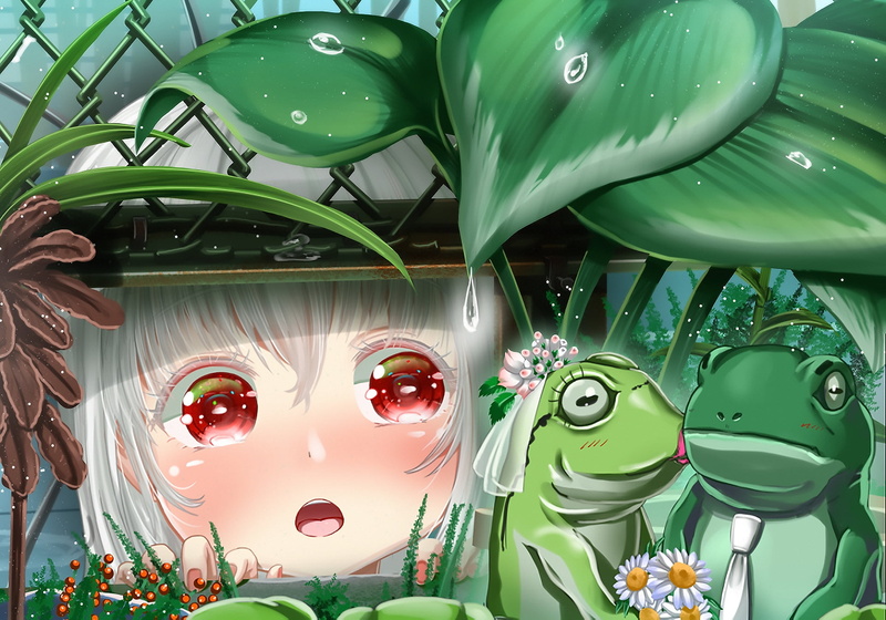 惊艳！动漫少女带泪泛红的氛围感壁纸合集